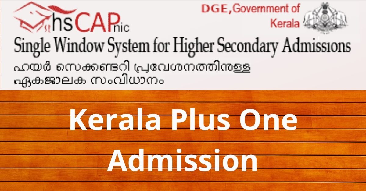 Kerala Plus One Admission