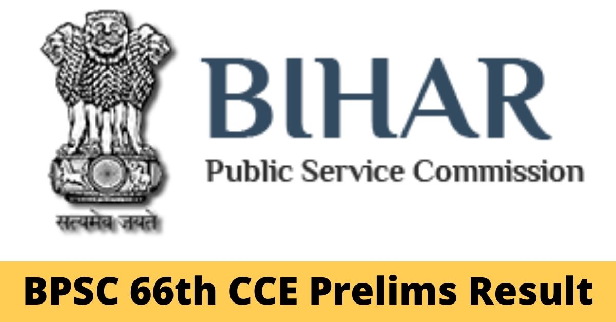 BPSC 66th CCE Prelims Result