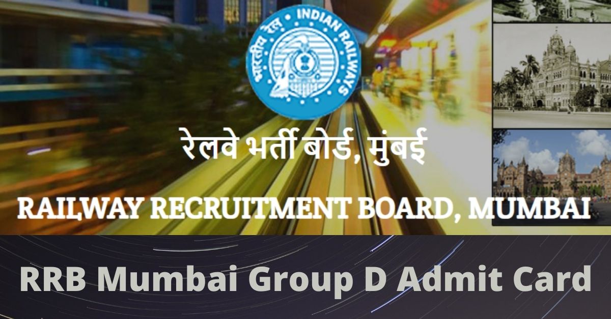 RRB Mumbai Group D Admit Card