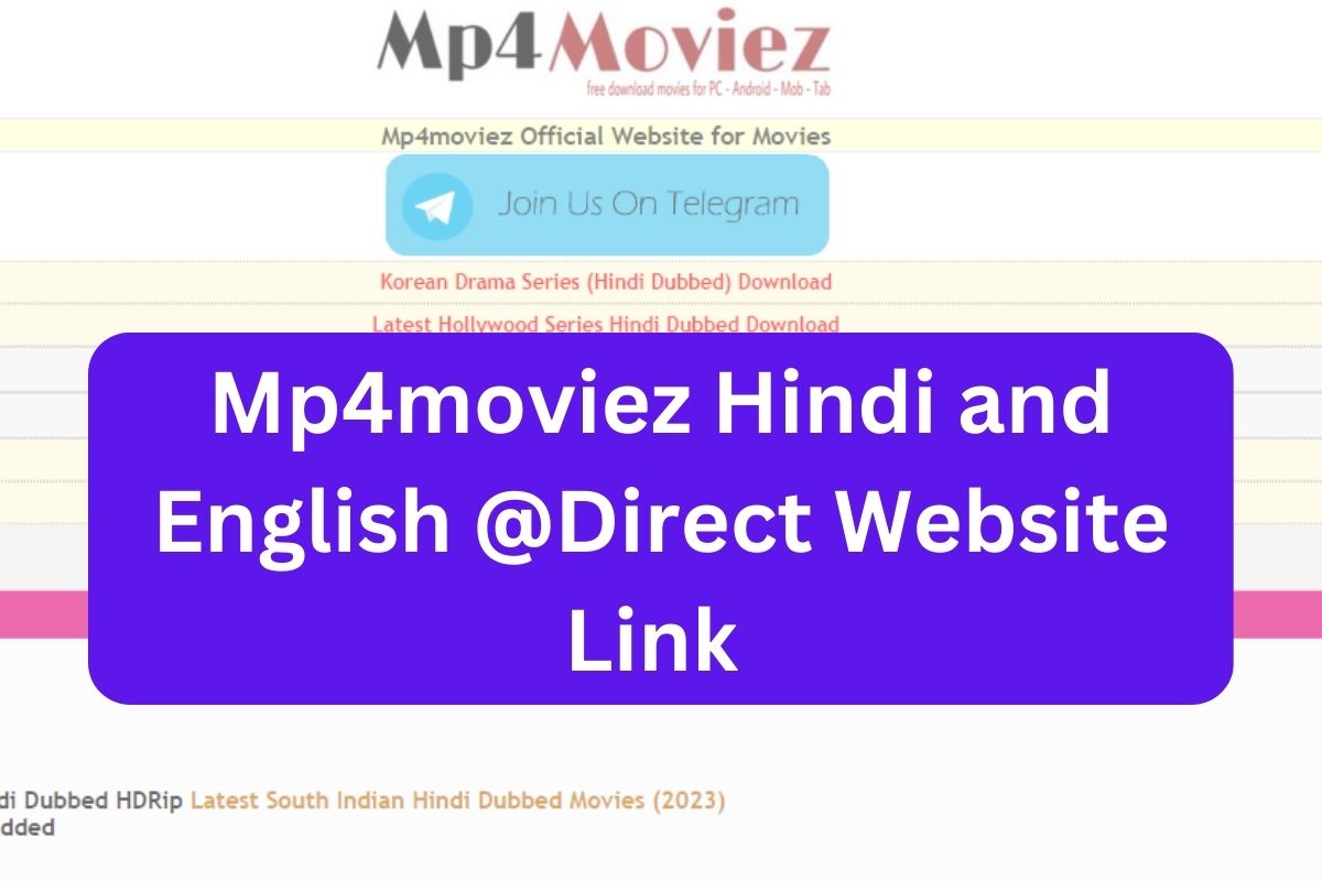 Mp4moviez Hindi and English @Direct Website Link 